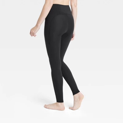 Women's Brushed Sculpt Curvy High-Rise Pocketed Leggings 28" - All In Motion™