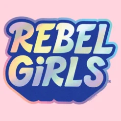 Junior's Rebel Girls Colorful Classic Logo T-Shirt