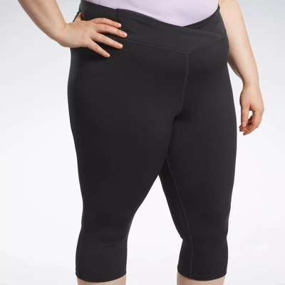 Reebok Workout Ready Basic Capri Leggings (Plus Size) - Image 3