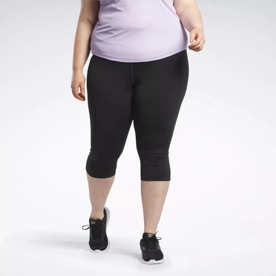 Reebok Workout Ready Basic Capri Leggings (Plus Size) - Image 7
