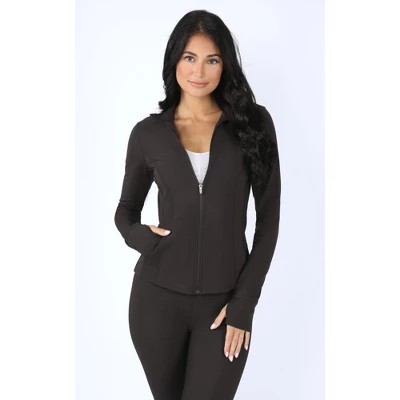 90 Degree By Reflex Interlink Ribbed Princess Seam Performance Jacket - Image 12