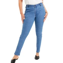 June + Vie By Roaman's Women’s Plus Size June Fit Skinny Jeans