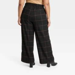 Women's High-Rise Wide Leg Trouser Pants - Ava & Viv™