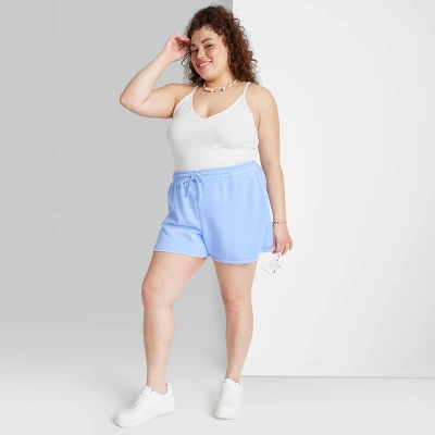 Women's Mid-Rise Pull-On Fleece Shorts - Wild Fable⢠- Image 4