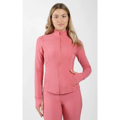 90 Degree By Reflex Interlink Ribbed Princess Seam Performance Jacket - Image 8