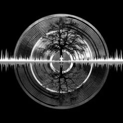 Junior's Design By Humans Nature Sounds Night Oak Tree By Maryedenoa T-Shirt