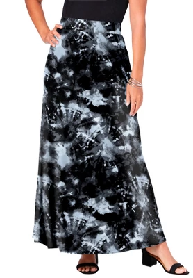 Jessica London Women’s Plus Size Everyday Knit Maxi Skirt - Image 7