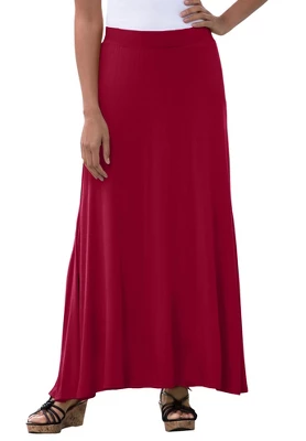 Jessica London Women’s Plus Size Everyday Knit Maxi Skirt - Image 14