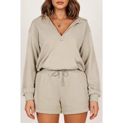Petal And Pup Womens Jacqui Hooded Romper - Image 2